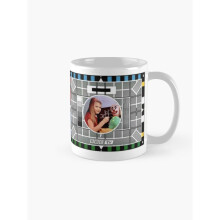 Mugs 11oz Classic 'BBC test card' Coffee Ceramic Mug Funny Anniversary Novelty Christmas Gift