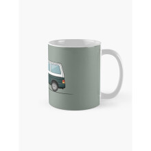 Mugs 11oz T4 bus - white / green Coffee Ceramic Mug Funny Anniversary Novelty Christmas Gift