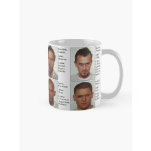 Mugs 11oz Prison Break FBI Wanted Poster Coffee Ceramic Mug Funny Anniversary Novelty Christmas Gift