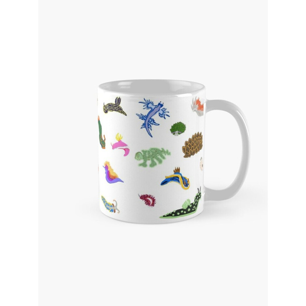 Mugs 11oz World of Nudibranchs Coffee Ceramic Mug Funny Anniversary Novelty Christmas Gift