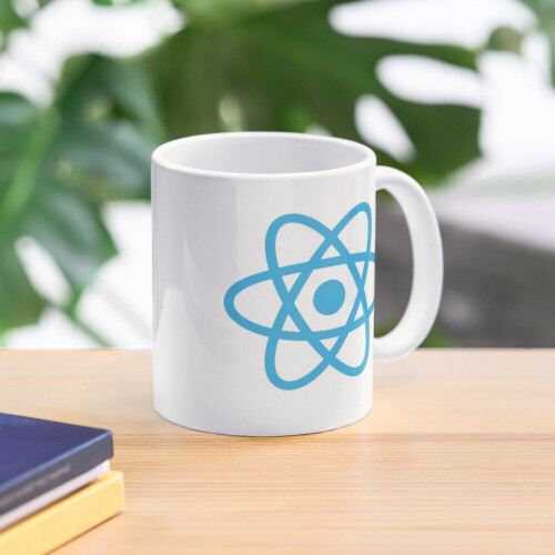 Mugs 11oz React JS Logo Coffee Ceramic Mug Funny Anniversary Novelty Christmas Gift 2