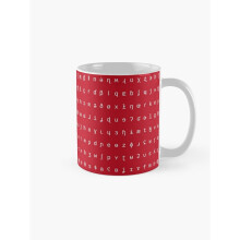 Mugs 11oz IPA mug - red and white Coffee Ceramic Mug Funny Anniversary Novelty Christmas Gift