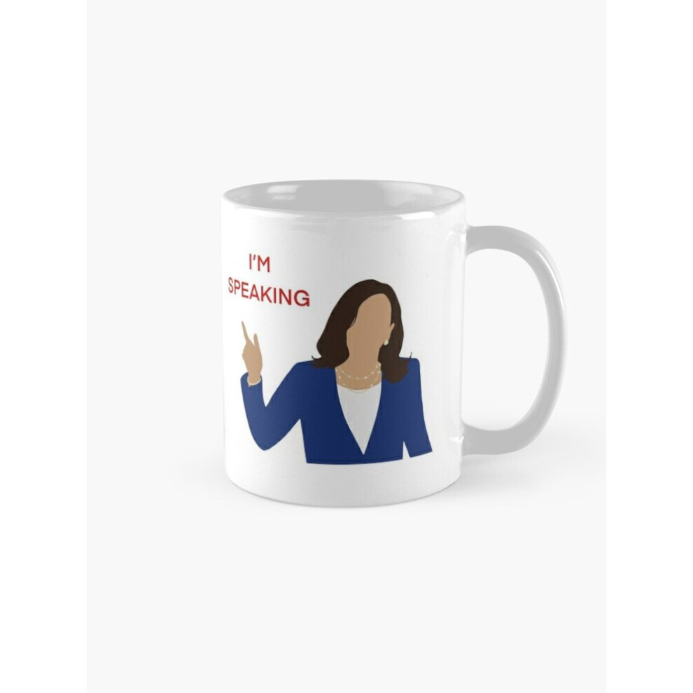 Mugs 11oz Kamala Harris - I'm Speaking Coffee Ceramic Mug Funny Anniversary Novelty Christmas Gift