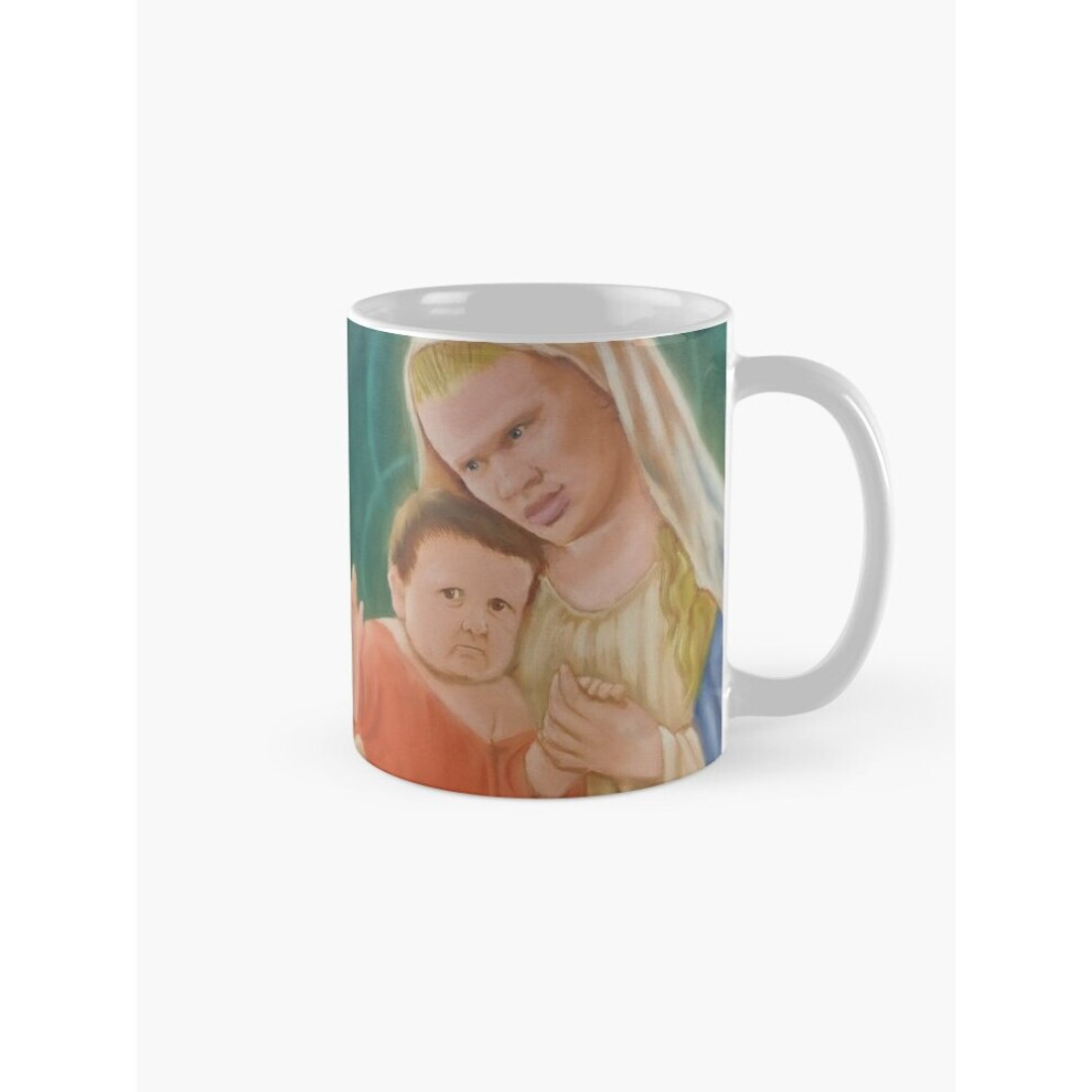 Mugs 11oz Haaland and Hasbulla Coffee Ceramic Mug Funny Anniversary Novelty Christmas Gift