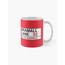 Mugs 11oz Sheffield Football Team Bramall Lane Street Sign Coffee Ceramic Mug Funny Anniversary Novelty Christmas Gift