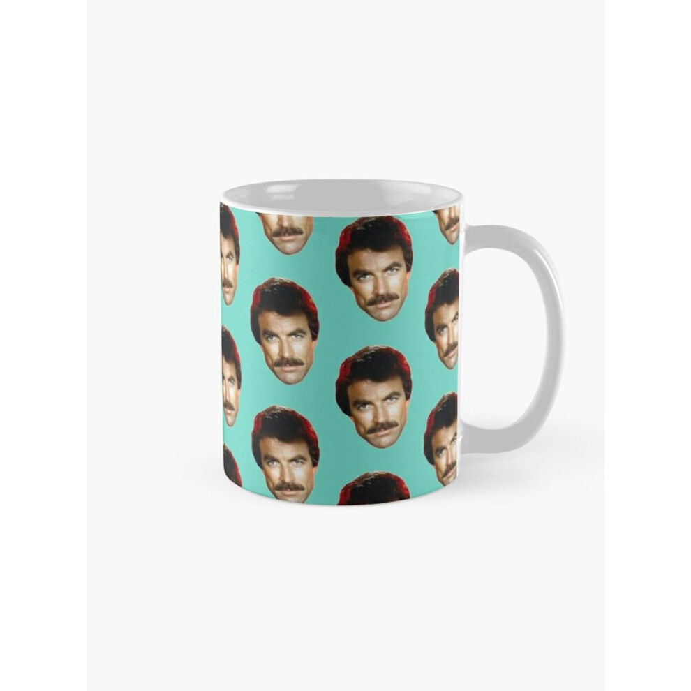 Mugs 11oz Tom Selleck Coffee Ceramic Mug Funny Anniversary Novelty Christmas Gift