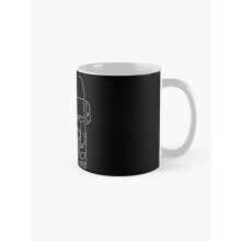 Mugs 11oz DAF XF series truck outline graphic (white)  Coffee Ceramic Mug Funny Anniversary Novelty Christmas Gift