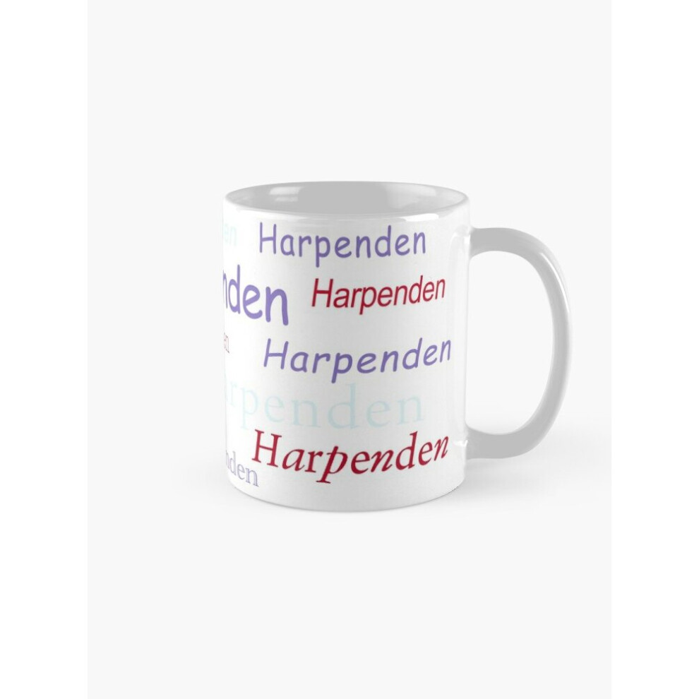 Mugs 11oz Harpenden Harpenden Harpenden, the real deal Coffee Ceramic Mug Funny Anniversary Novelty Christmas Gift