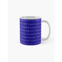 Mugs 11oz IPA mug - royal blue and white Coffee Ceramic Mug Funny Anniversary Novelty Christmas Gift