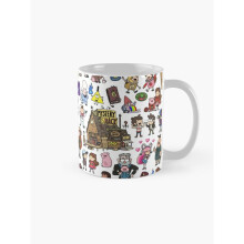 11oz Gravity Falls Doodle Ceramic Mug - Funny Anniversary & Christmas Gift, Novelty Coffee Mug