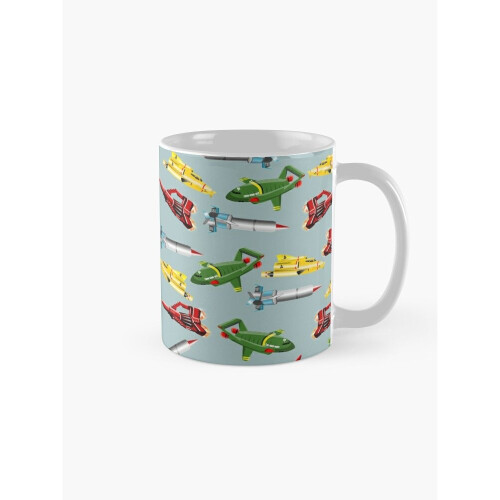 Mugs 11oz Thunderbirds Pattern Coffee Ceramic Mug Funny Anniversary Novelty Christmas Gift