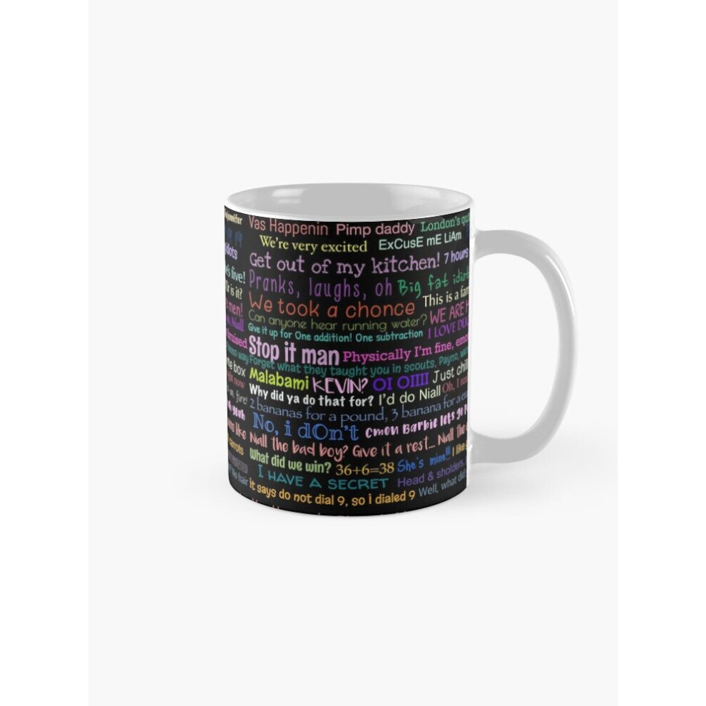 Mugs 11oz One direction Quotes Coffee Ceramic Mug Funny Anniversary Novelty Christmas Gift