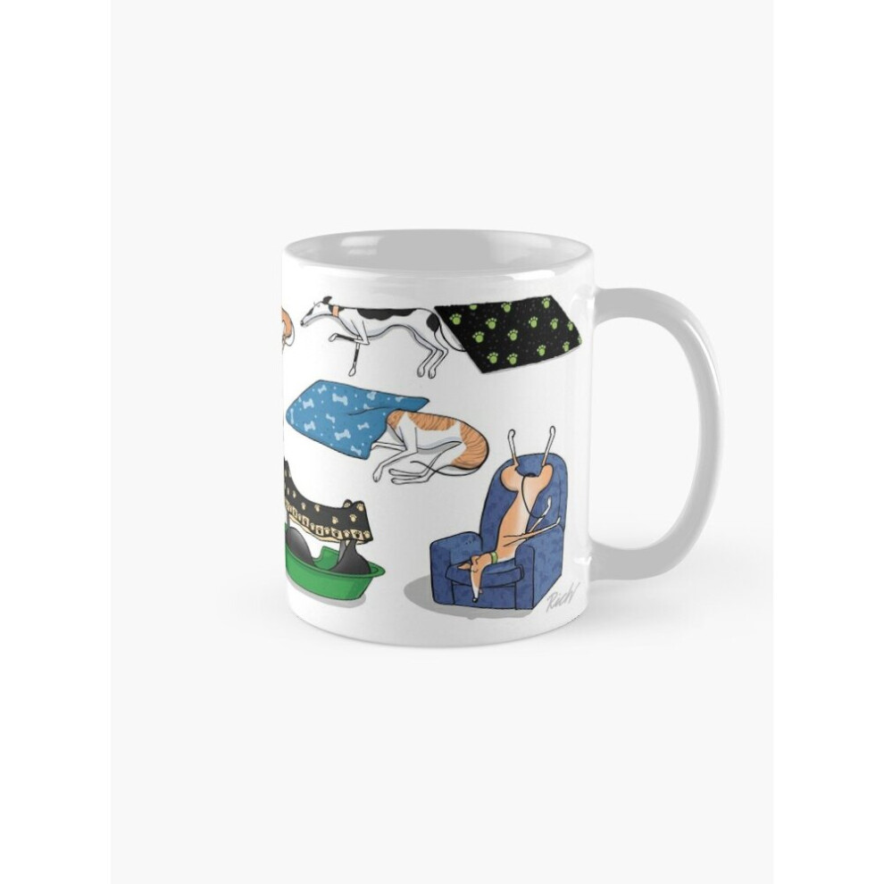 Mugs 11oz Greyhound Glossary: Bed Fail. A Redbubble exclusive design Coffee Ceramic Mug Funny Anniversary Novelty Christmas Gift