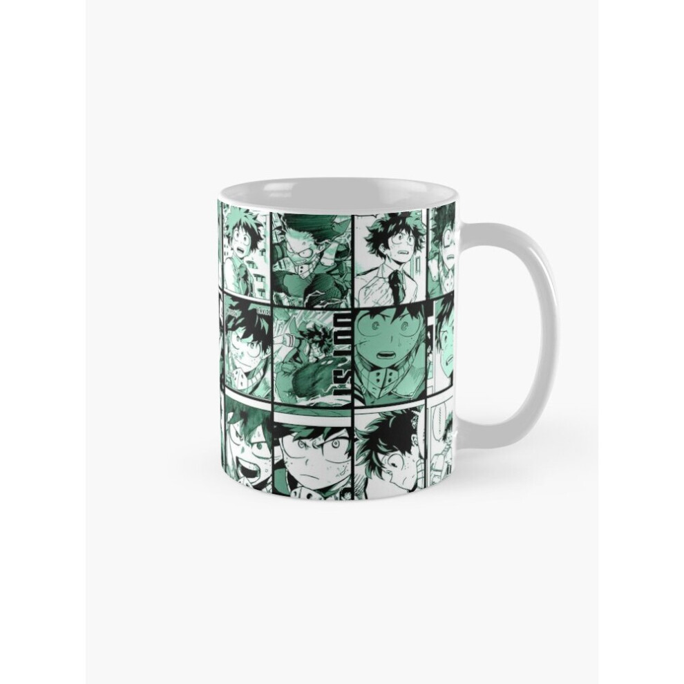 Mugs 11oz Midoriya Izuku collage color version Coffee Ceramic Mug Funny Anniversary Novelty Christmas Gift-image-OPC-PC9D7DB-NEW