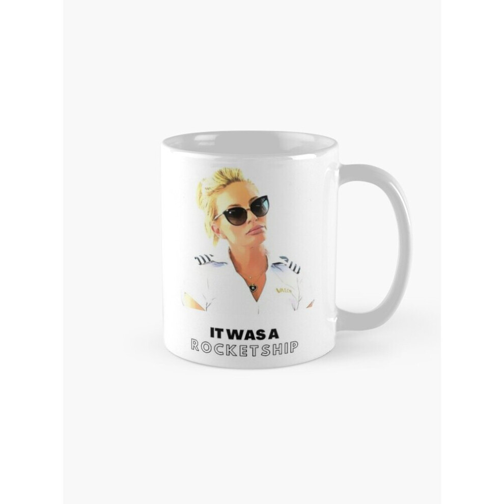 Mugs 11oz Kate Below Deck it was a rocketship Coffee Ceramic Mug Funny Anniversary Novelty Christmas Gift