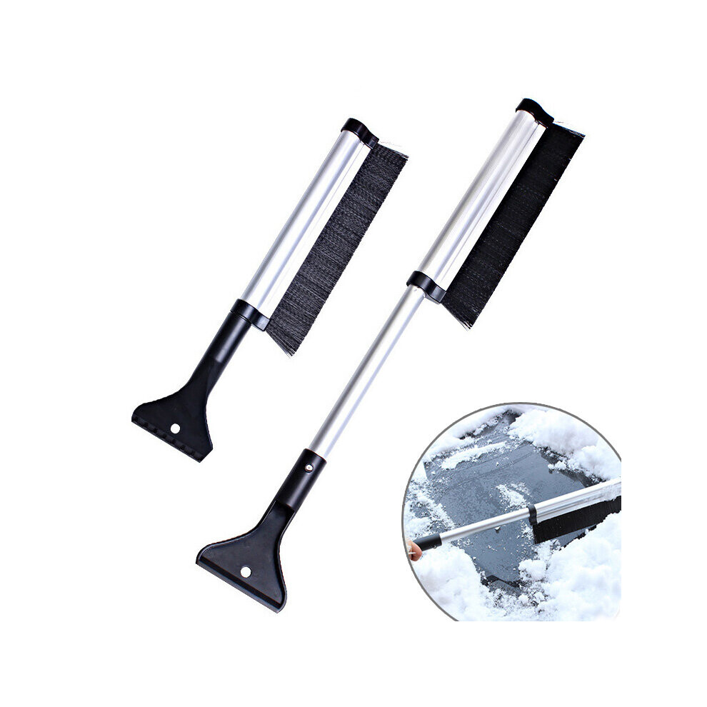 65Cm Retractable Snow Brush With Ice Scraper Garden Car Snow Removaling Shovel Tool 787840745406