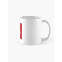 Mugs 11oz BBC News logo, red and white, classic Coffee Ceramic Mug Funny Anniversary Novelty Christmas Gift