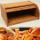 Nature Bamboo Wooden Roll Up Kitchen Bread Box Bin Storage Holder Baskets Container 4