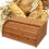 Nature Bamboo Wooden Roll Up Kitchen Bread Box Bin Storage Holder Baskets Container 5