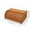 Nature Bamboo Wooden Roll Up Kitchen Bread Box Bin Storage Holder Baskets Container 8