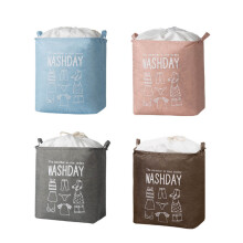 Imitation Linen Bag Waterproof Moisture-proof Household Quilt Storage Bag Large Capacity Washable Dustproof Store Quilt Clothes Storage Bag Finis