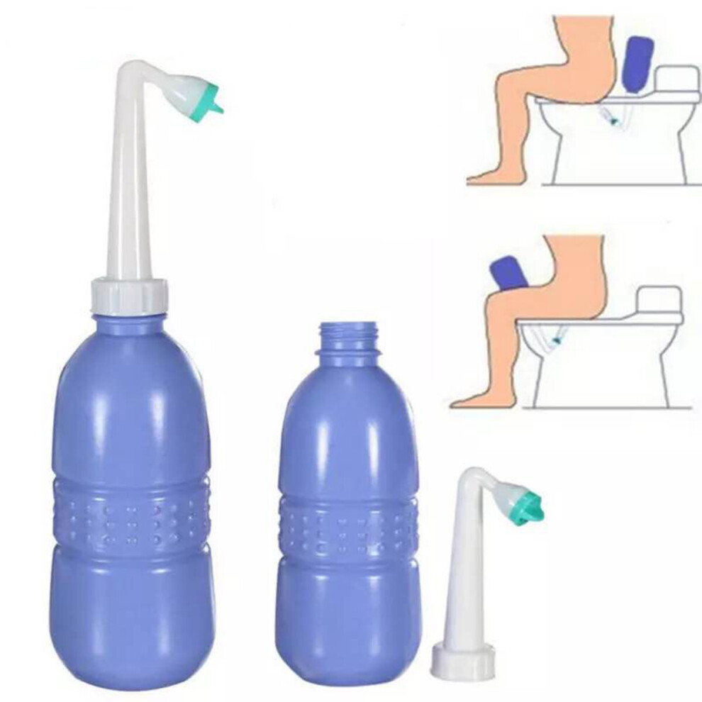 650Ml Portable Bidet Handheld Travel Personal Toilet Spray Water Washer Bottle 787831400949