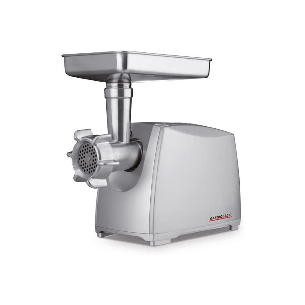 Gastroback 61408 Design Mincer Pro Meat, Stainless Steel, Silver
