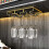 Wall Mount Glass Rack Holder Hanging Under Cabinet Hanger Iron Shelf 4 Type 4