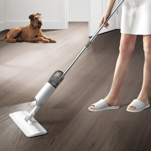 Microfiber Spray Mop Cleaner Kit Home Floor Dust Mop Kitchen Bathroom