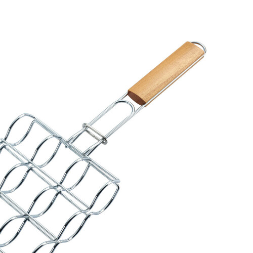 BOLEEFUN Non-Stick Corn Grilling Basket Metal Mesh Adjustable Maize Handle Grill Rack for Barbecue Tools 1