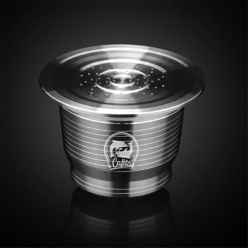 Stainless Steel Coffee Capsule Cup Reusable Refillable Kit For Nespresso U Machine 1