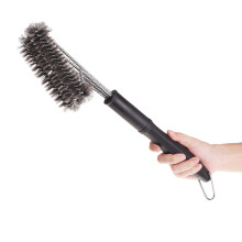 18' Long BBQ Grill Barbecue Cleaning Brush Stainless Steel Cooking Kitchen Cleaning