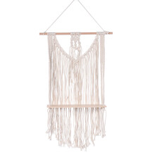 Woven Macrame Plant Hanger Holder Tapestries Wall Hanging Art Home Storage