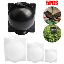 5PCS Plant High-Pressure Propagation Grafting Box Garden Tree High- Altitude Pressure Propagation Ball Rooting Propagator Cutting Grafting Rootin