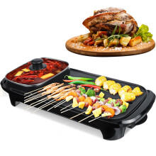 Multi-function Electric Grill Smokeless Non-sticky Environmentally Friendly Electric Hot Pot High Precision Stainless Steel Grill