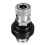 1/8 Inch NPT Black Copper Alloy Paintball Replacement Slide Check Quick Connect Adapter Disconect 5