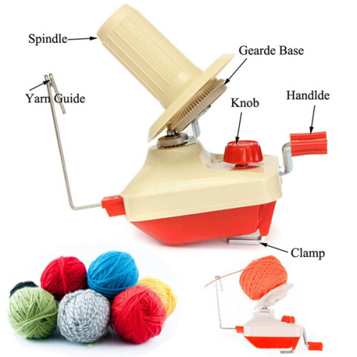 Hand Operated Plastic Winder Machine Yarn Fiber Wool String Ball Winding Machine 1