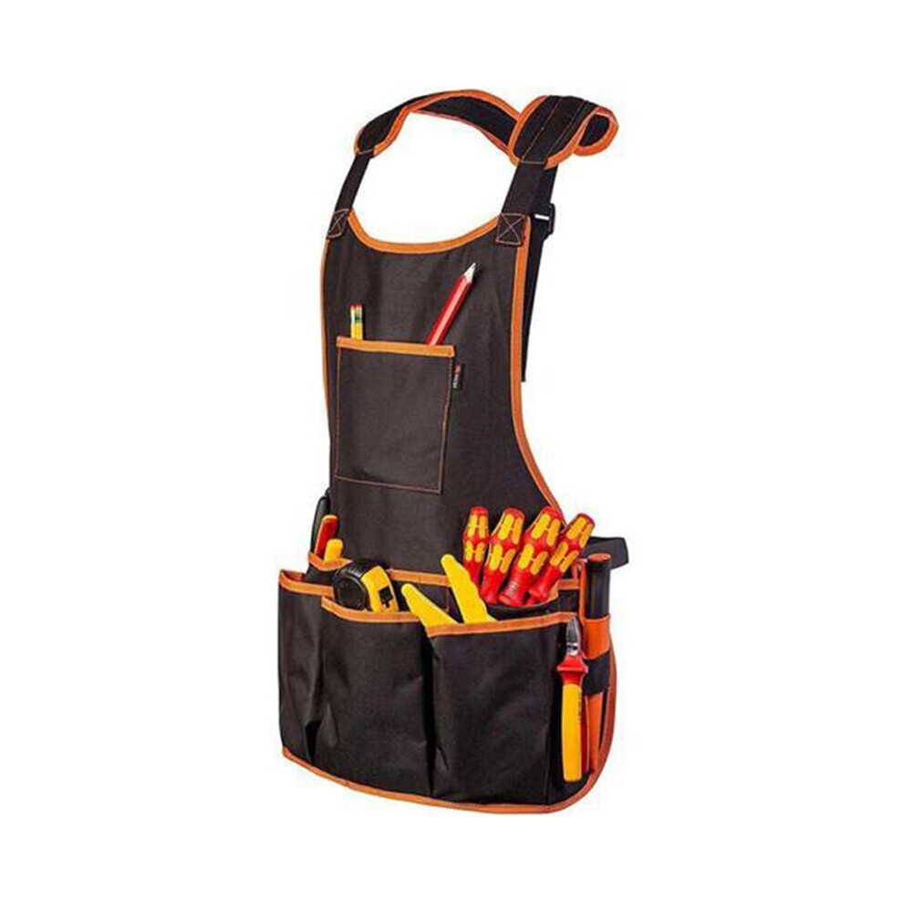 Tool Vest Apron Electrician Carpenter Work Wear Utility Bag Pocket Adjustable Aprons 3796736930656
