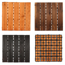 30x30cm DIY Wood Patio Interlocking Flooring Decking Tile Indoor Outdoor Garden Floor Decorations