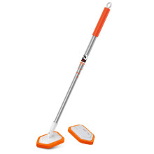 MATCC Extendable Shower Scrubber Retractable 180-degree Rotating Bathub Scrubber