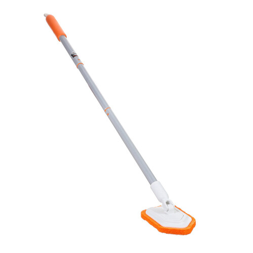 MATCC Extendable Shower Scrubber Retractable 180-degree Rotating Bathub Scrubber 2