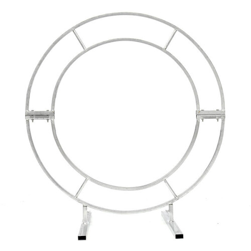 1.2m/1.5m/2m Circle Arch Framework Metal Round Wedding Party Romantic Backdrop 2