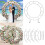 1.2m/1.5m/2m Circle Arch Framework Metal Round Wedding Party Romantic Backdrop 1