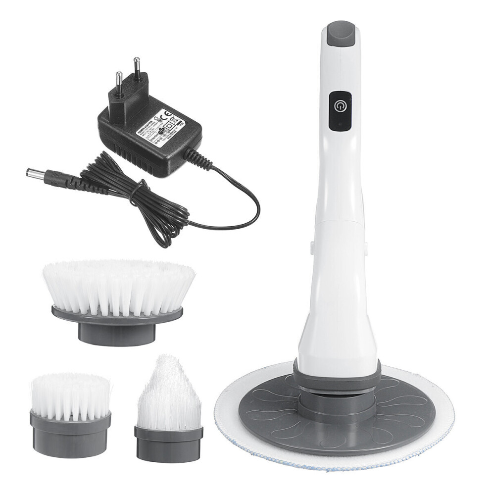 Handheld Cordless Electric Brush Portable Long Battery Life Electric Brush Durable One Key Easy Operation Electric Scrubber Brush
