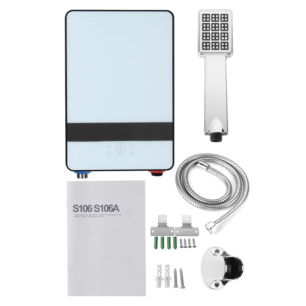 6500W Instant Hot Water Heater Electric Tankless On Demand House Shower Sink 6918059257662