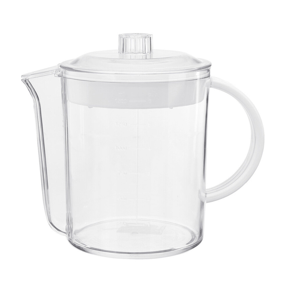 1.5L Plastic Grease Trap Oil Separator Interceptor Multifunctional Water Jug Catering Oil-water Separator