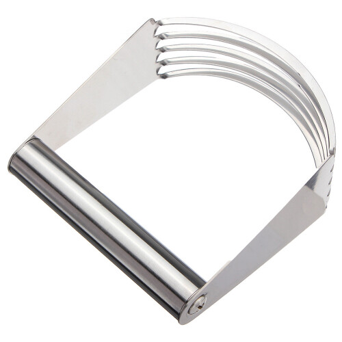 Stainless Steel Dough Pastry Blender Baking Cutter 5 Blade Mixer Bread Kitchen Tool Silver 2
