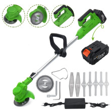 Electric Cordless String Grass Trimmer Cutter Garden Edger + 1/2 battery