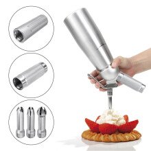 Whipped Mixer Cream Dispenser Foamer Siphon Bottle Accessory Screw Handle
