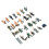 25pcs 1:87 Painted Mix Model Different People Poses Workers Scale Decorations 2